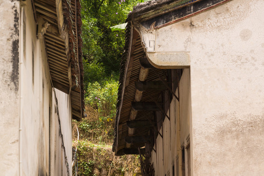 客家古村落房屋建筑寫真