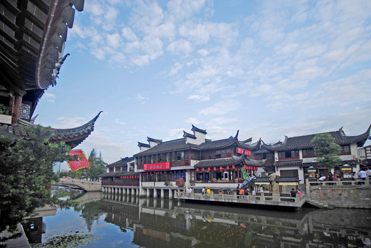 七寶古鎮(zhèn)平安橋水鄉(xiāng)風光