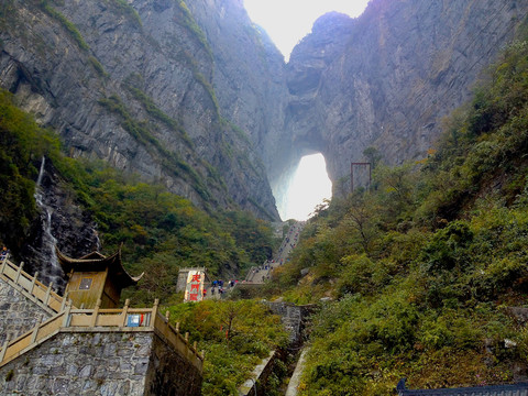 湖南省張家界天門(mén)洞旅