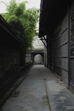 川西民居雕刻博物館庭院