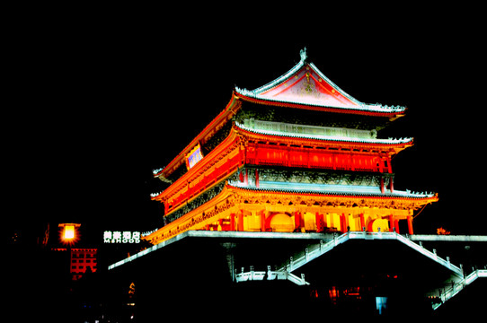 西安風(fēng)光 鼓樓 鐘樓 古建筑