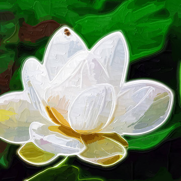 荷花  蓮花 裝飾畫(huà)