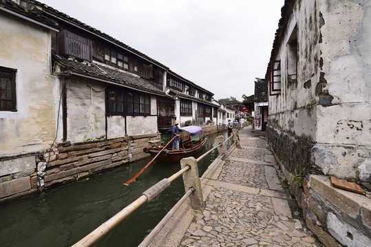 周莊 拱橋 古鎮(zhèn) 小河 高清