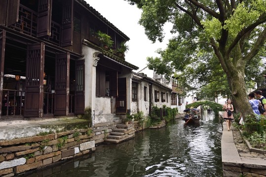 周莊 江南水鄉(xiāng) 小橋 石橋