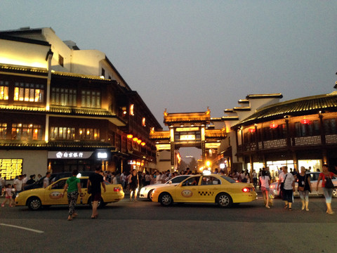 商業(yè)街 夫子廟 著名景點 南京