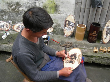 木板燙畫(huà)