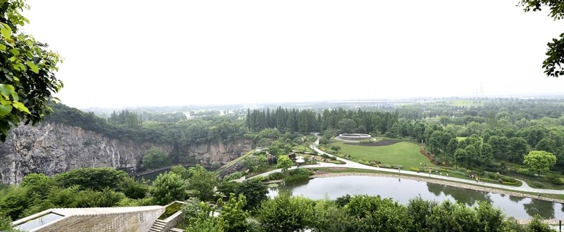 上海辰山植物園 礦坑花園 高清