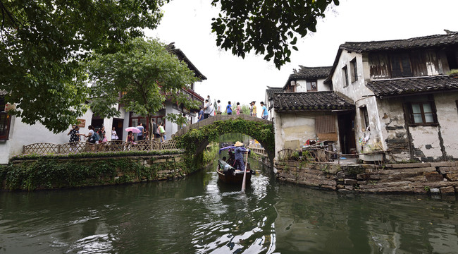 周莊 拱橋 古鎮(zhèn) 水鄉(xiāng)高清