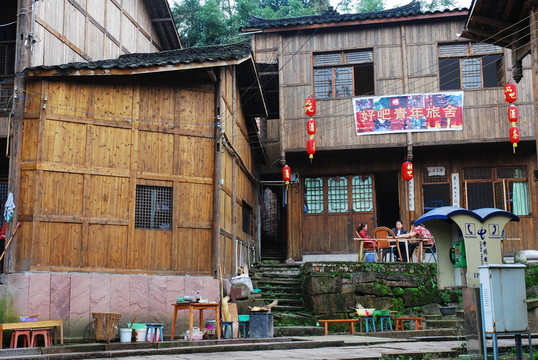 雅安上里古鎮(zhèn)街景