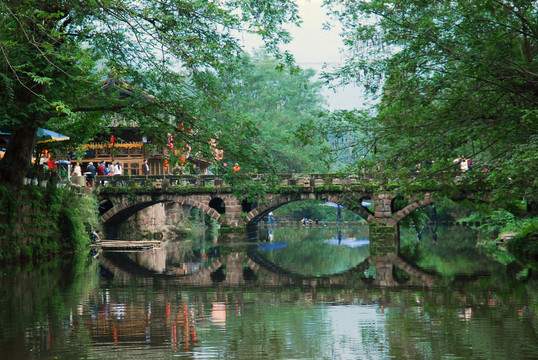 上里古鎮(zhèn)三拱平橋 磐安橋