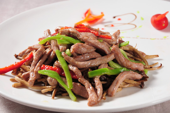 茶樹菇牛柳