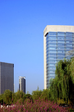 西安 城市風光 高新區(qū)建筑