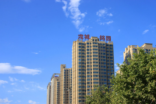西安 城市風(fēng)光 高新區(qū)建筑