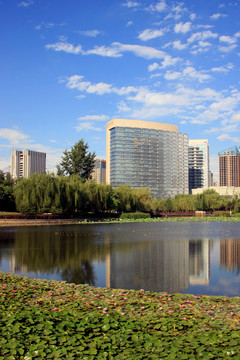 西安 城市風光 高新區(qū)建筑