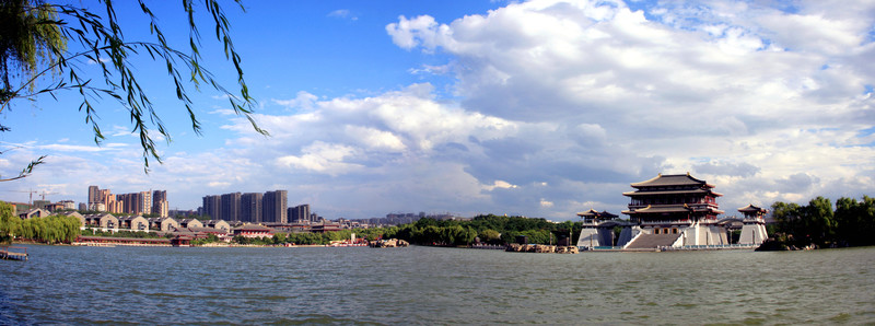 西安 城市風(fēng)光 全景