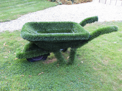 綠色獨輪車