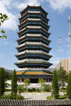 鄭各莊紀(jì)念公園福澤塔