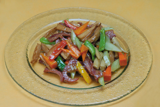 蘑菇時蔬炒肉