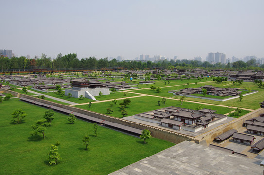 西安大明宮國(guó)家遺址公園縮微宮殿