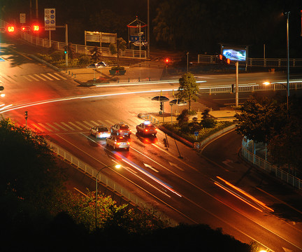 深夜路口