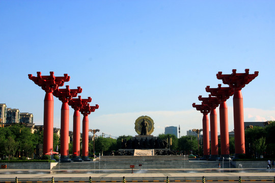 西安城市風(fēng)光 開元廣場