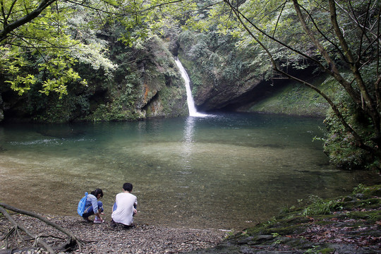 黃山黟縣打鼓嶺瀑布