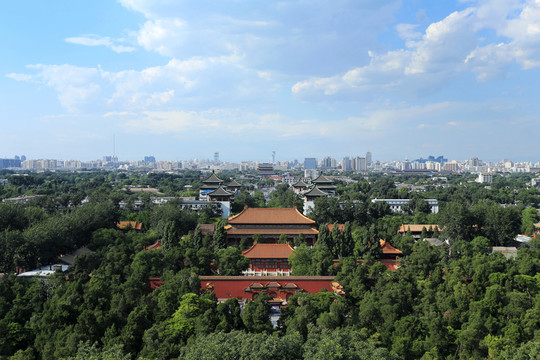 鳥(niǎo)瞰北京古建筑