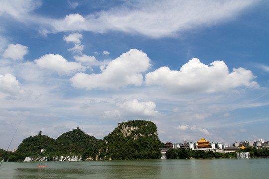 柳州 蟠龍山公園 遠(yuǎn)景