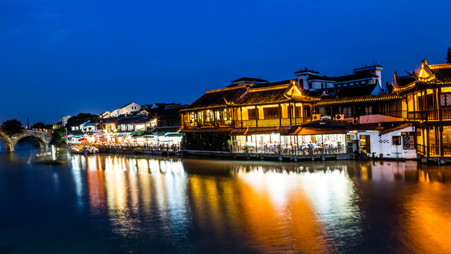 朱家角夜景