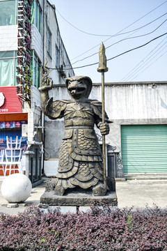 生肖蛇雕塑
