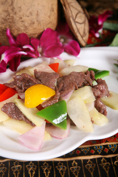 泰北酸木瓜炒牛肉