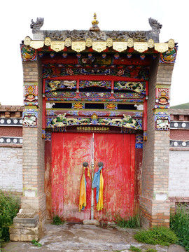 寺廟 廟門