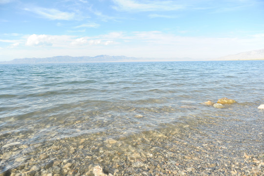 湖水 沙灘