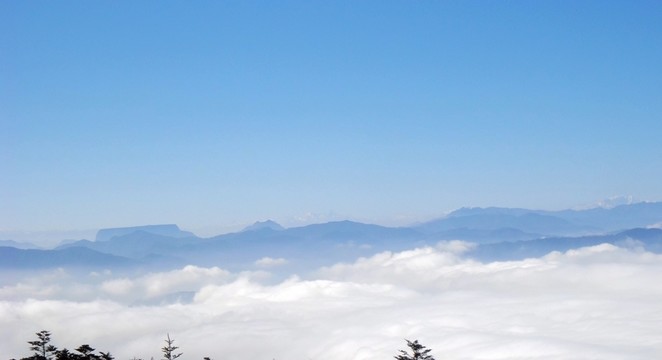 峨眉山云海 峨眉山 金頂云海