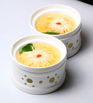 雞湯菊花豆腐