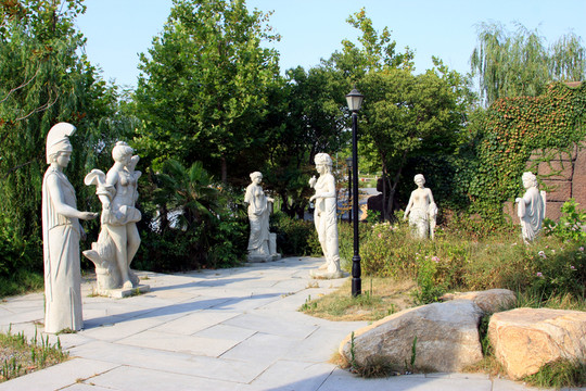 西安 世博園 雕塑
