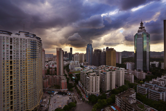 深圳的天空