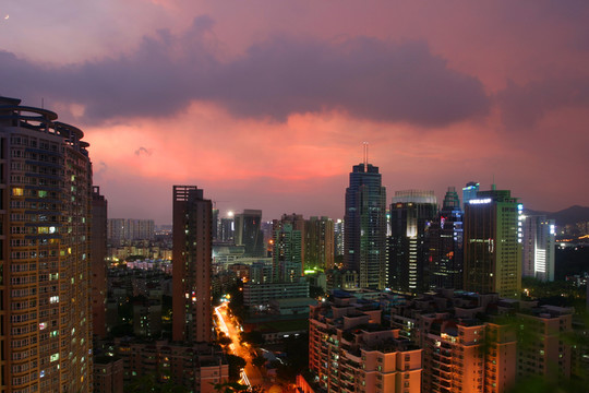 深圳的天空