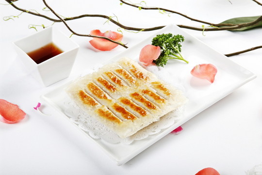 韭菜肉鍋貼