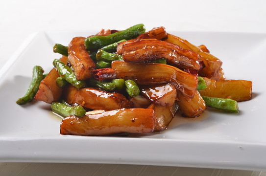 茄子炒豆角