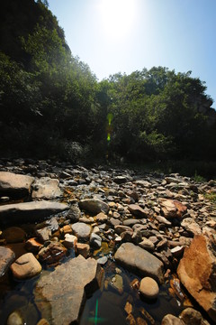 山間流水