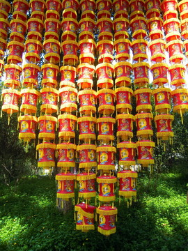 中秋嫦娥奔月花燈