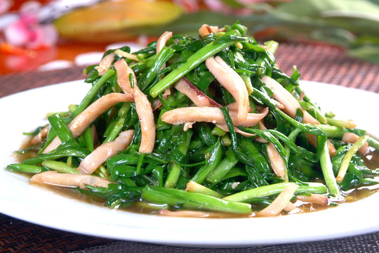 魷魚炒韭菜