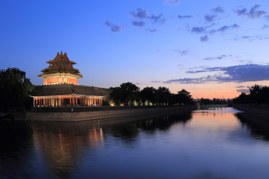 故宮角樓夜景