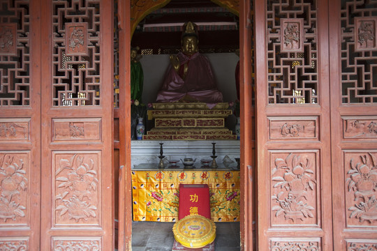關(guān)王廟 寺廟 建筑 塑像 江蘇