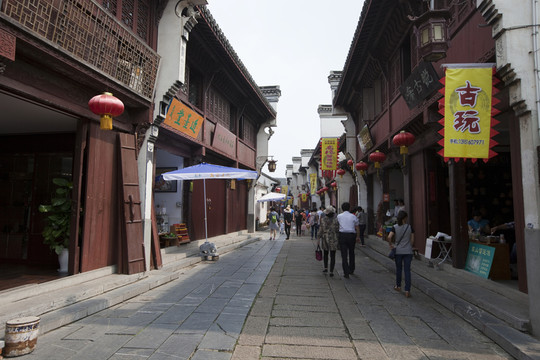 高淳老街 古鎮(zhèn) 民俗旅游 街道