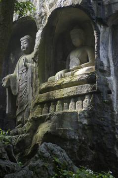 杭州飛來峰造像 佛光普照