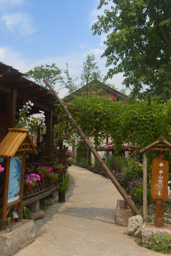 五鳳溪古鎮(zhèn)坡坡街街景