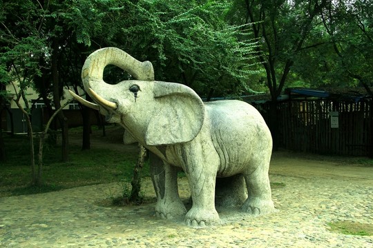 世界公園大象雕塑