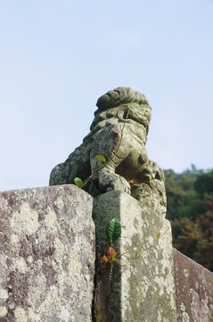 歷史遺跡 石獅